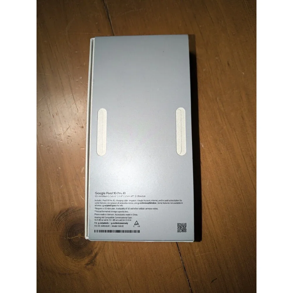 Google Pixel 10 Pro XL 256GB Gray 5G Android 50MP NFC USB-C - EMPTY BOX ONLY